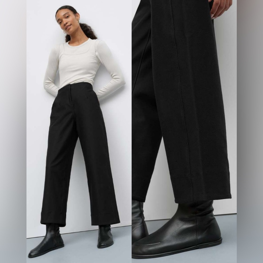 lululemon athletica Black Wide-Leg Pants